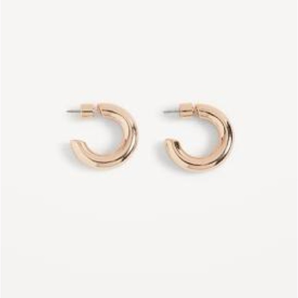 Gold-Toned Hoop Earrings for Women - Picture 1 of 1